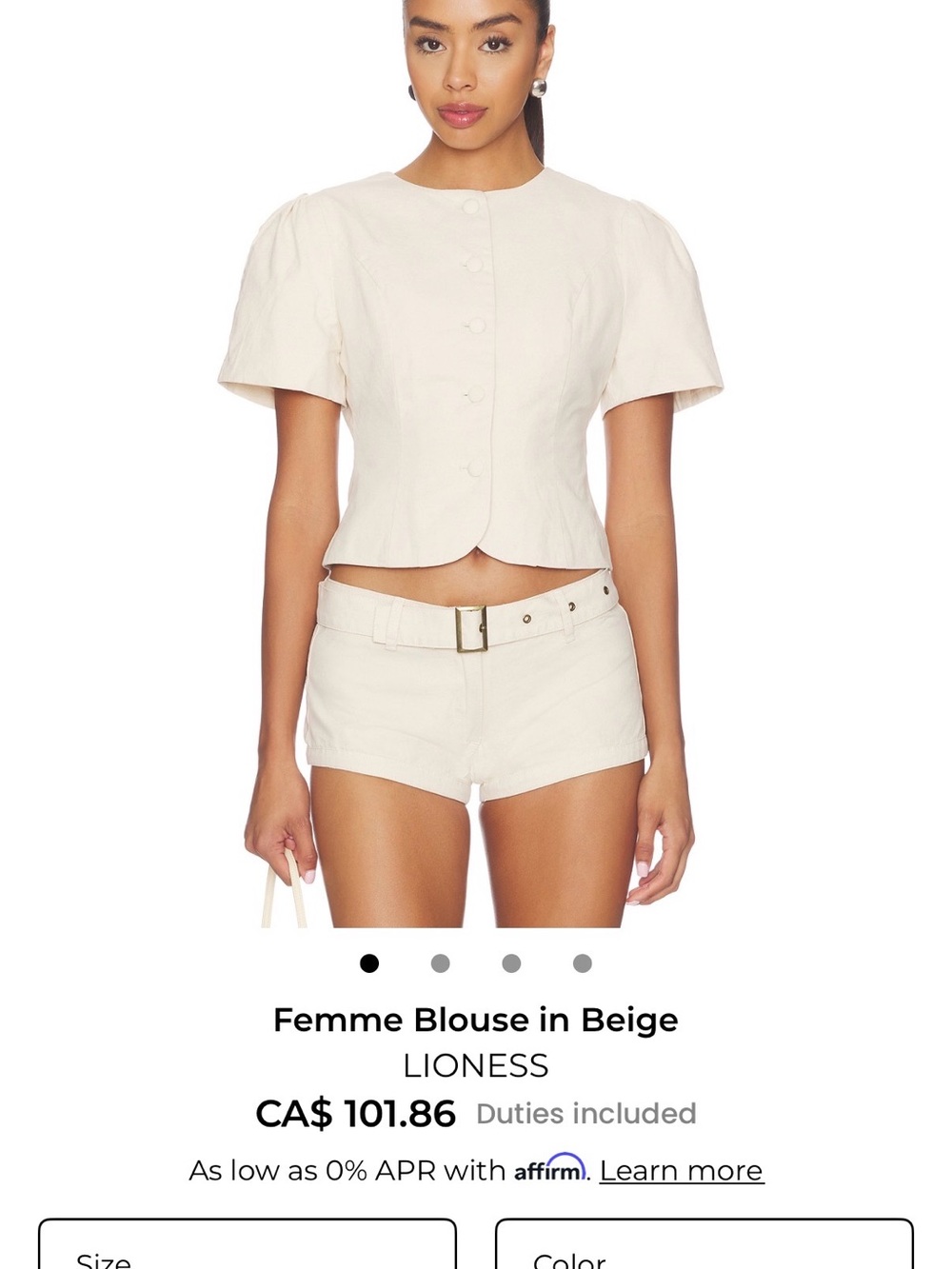 Lioness blouse